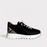 Wonders Odisei A-2495 Black Leather Trainer