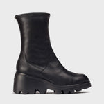 Wonders Toronto Black Stretch Ankle Boot