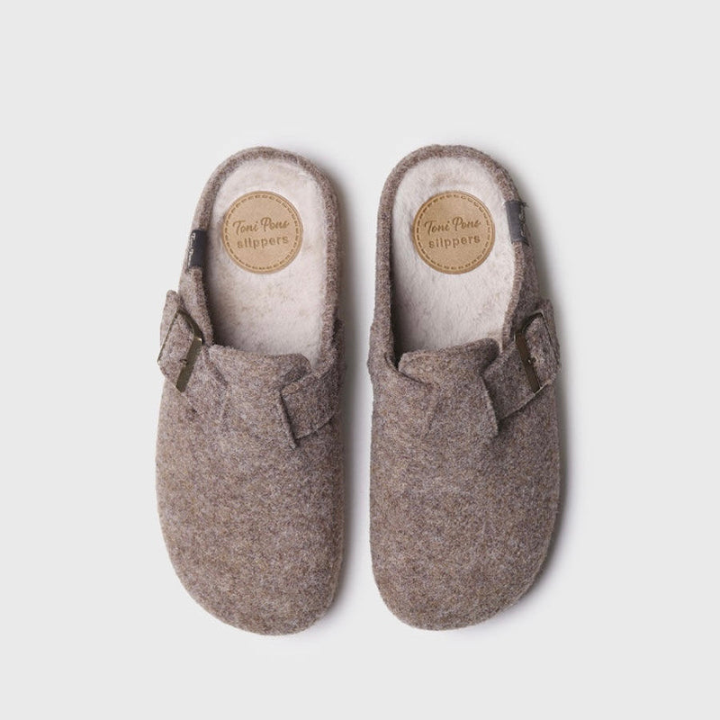 Toni Pons Mima Clog Slipper - Taupe