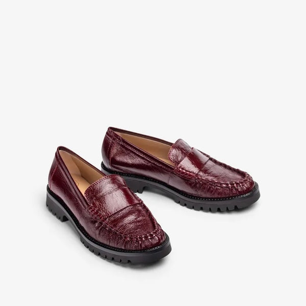 UNISA FIJO Bordo Leather Loafer