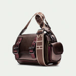 Hispanitas Metallic & Wine Crossbody Bag