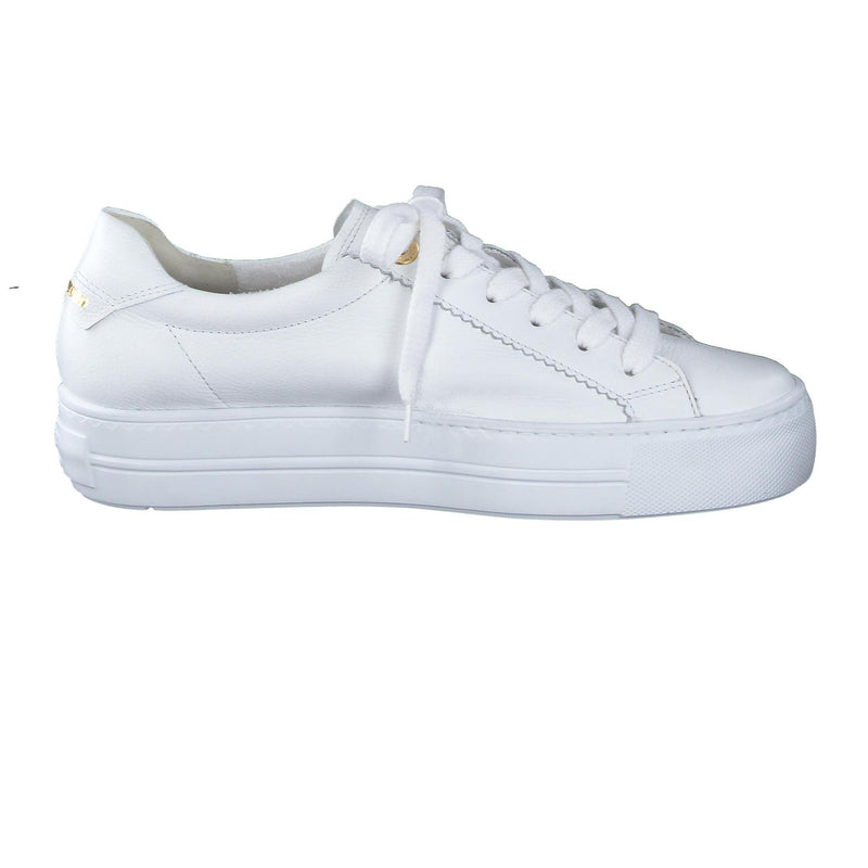 Paul Green White Leather Trainer