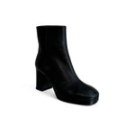 Marian Black Platform Ankle Boot