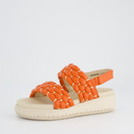 Paul Green Orange Leather Sandal