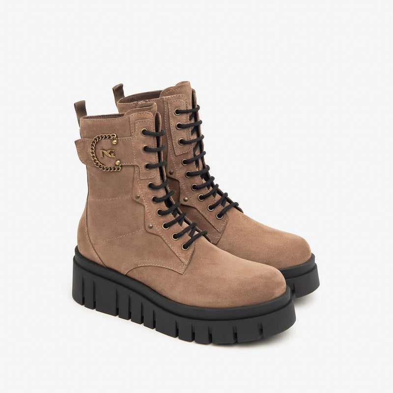 NeroGiardini Camel Platform Boot