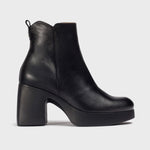 Wonders Lady 81 Black Platform Ankle Boot