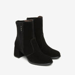 NeroGiardini Black Suede Ankle Boot