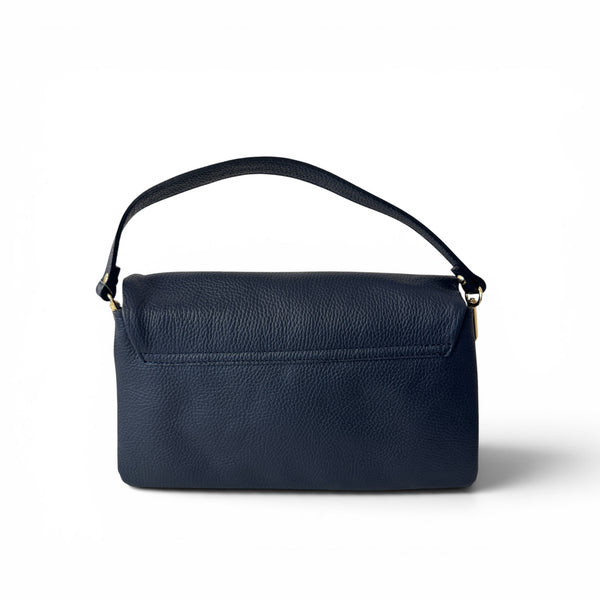 Marco Moreo Sophia Navy Leather Bag