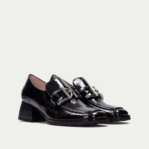 Hispanitas Marsella Black Patent Shoe
