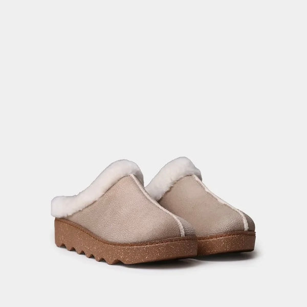 Toni Pons Metz Platform Clog Slippers - Stone