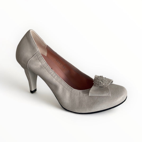 Le Babe Luce Silver (4001) Mid Heel