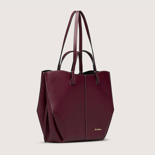 Marco Moreo Bergman Burgundy Leather Shopper