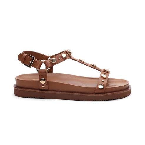 ASH Ugo Cinnamon & Gold Sandal