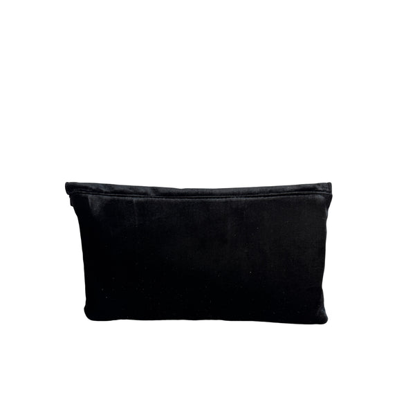 Marian Black Velvet Clutch Bag - 920V24