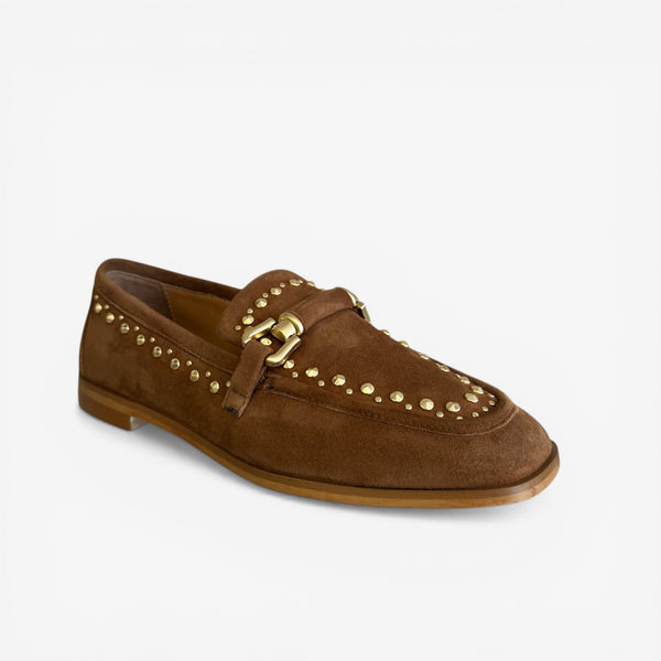 MJUS Tan Suede Loafer