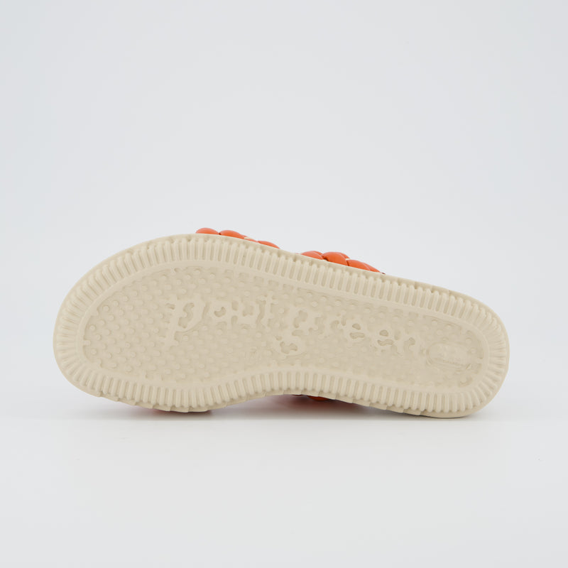 Paul Green Orange Leather Sandal