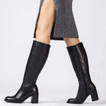 Wonders Mate Black Knee High Boot