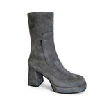 Marco Moreo Grey Platform Midi Boot