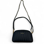 Marco Moreo Navy Leather Crossbody Bag