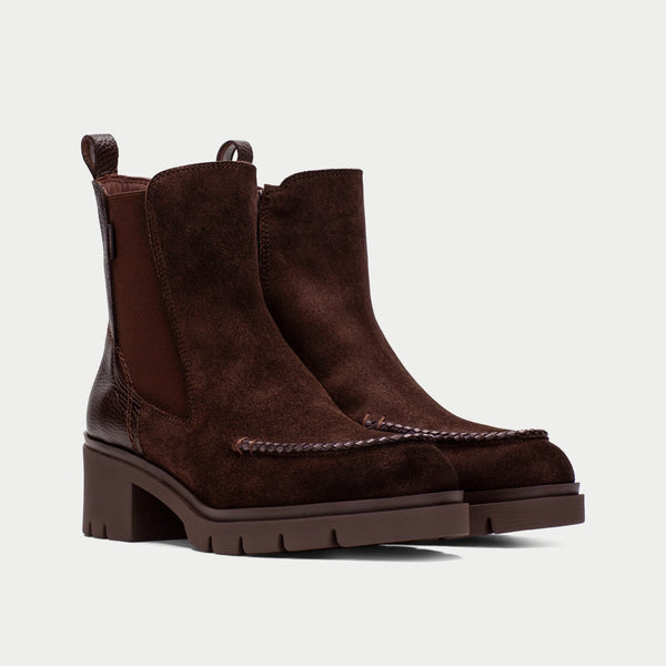 Hispanitas Chicago Brown Suede Ankle Boot
