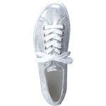 Paul Green Metallic Silver Trainer