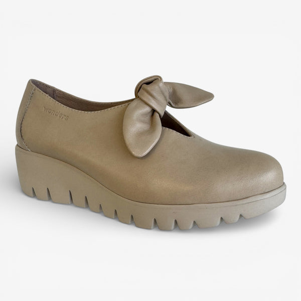 Wonders Fly 59 Beige Wedge Shoe