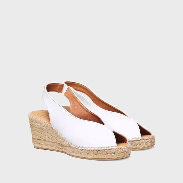 Toni Pons LAILA-P White Leather Espadrille