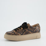 Paul Green Python Print Leather Trainer