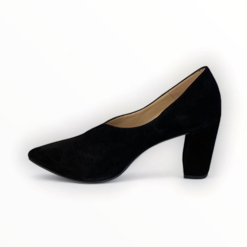 Marian Black Suede Shoe