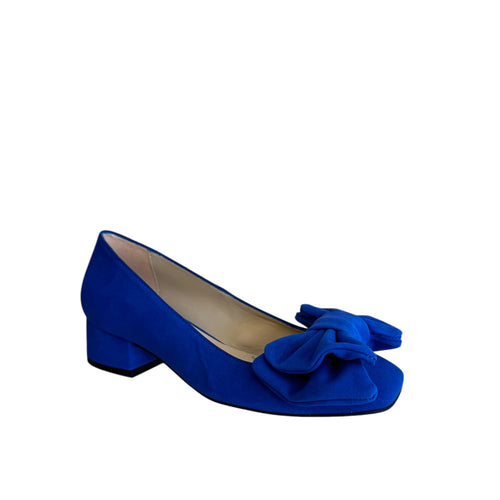 Marian Electric Blue Suede Block Heel