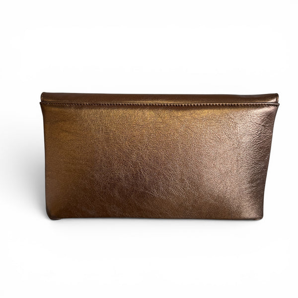 Marian Bronze Clutch Bag