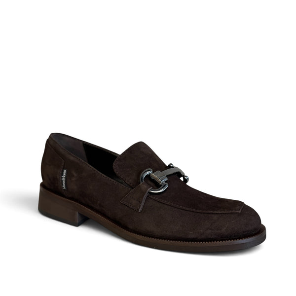 Marco Moreo Brown Suede Loafer