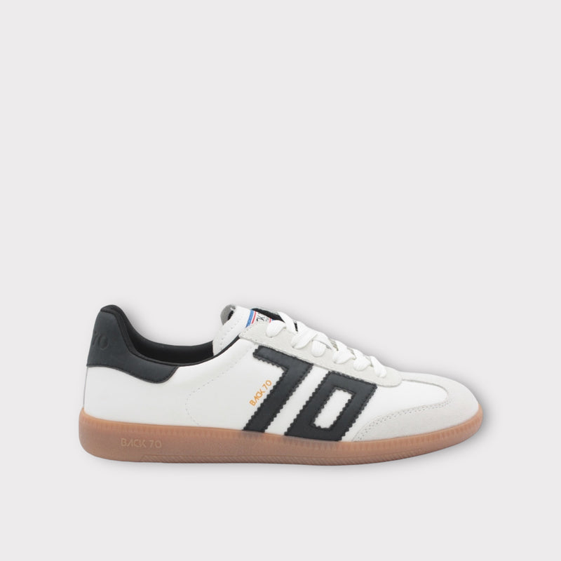 Back 70 Cloud White & Black Trainer