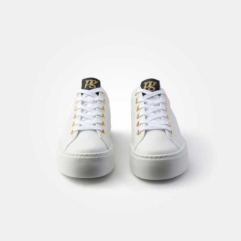 Paul Green White Leather Trainers