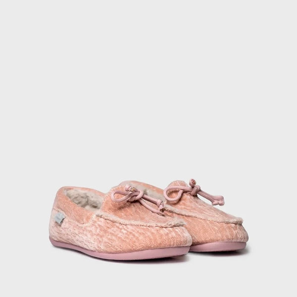 Toni Pons Riga Velvet Slipper - Nude