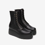 NeroGiardini Black Stretch Platform Boot