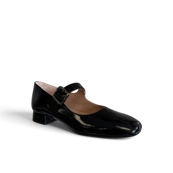 Unisa Culver Black Patent Mary Jane Shoe