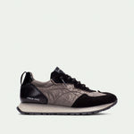 Hispanitas Kansas Black & Taupe Suede Trainer