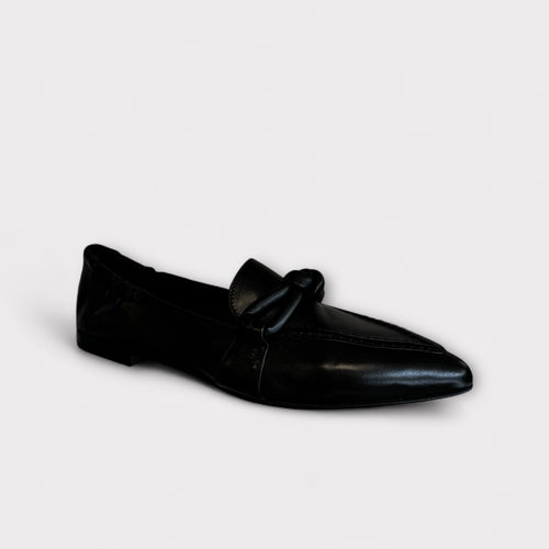 Pomme D’Or Black Leather Loafer 1141