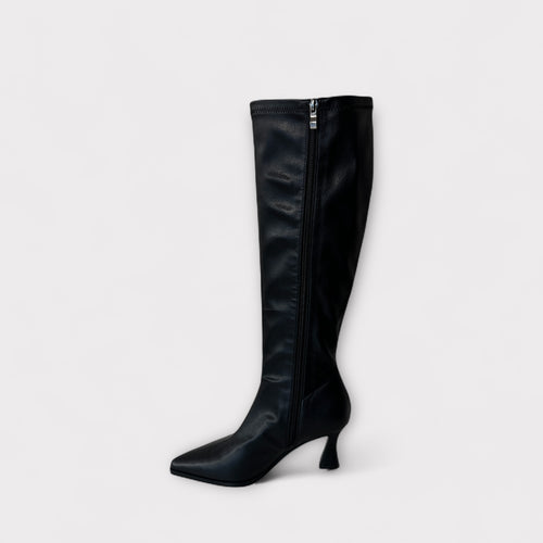 Pedro Anton Dublin Black Stretch Knee High Boot