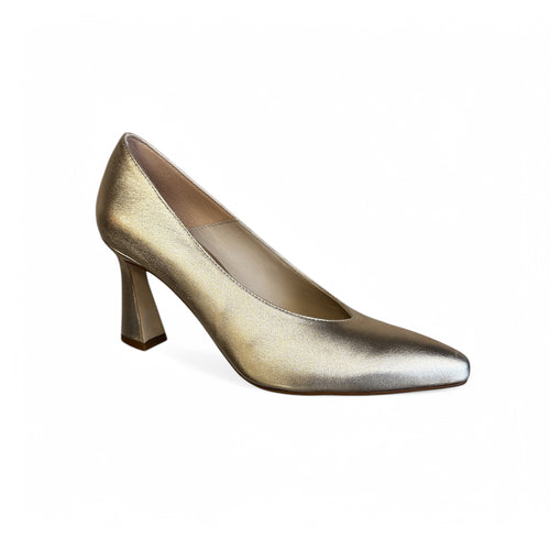 Marian Champagne Gold Court Shoe