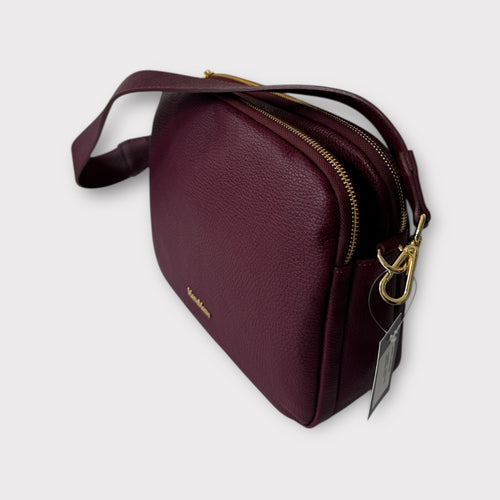 Marco Moreo Garland Burgundy Crossbody Bag