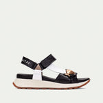 Hispanitas Maui Black & White Sandal