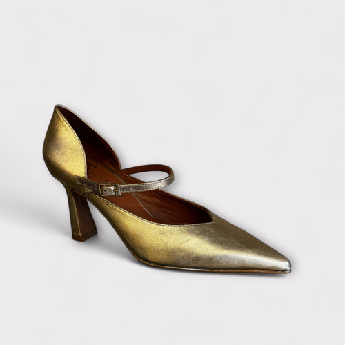Marian Gold Court Shoe