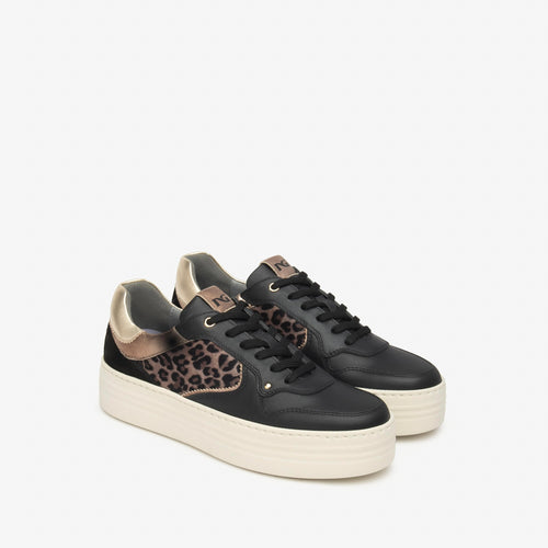 NeroGiardini Black Leather Trainer