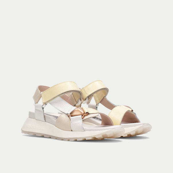 Hispanitas Ambar Cream & Yellow Sandal