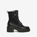NeroGiardini Black Leather Platform Boot