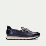 Hispanitas Loira Navy Leather Shoe