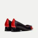 Hispanitas Manila Black, Red & Cream Shoe