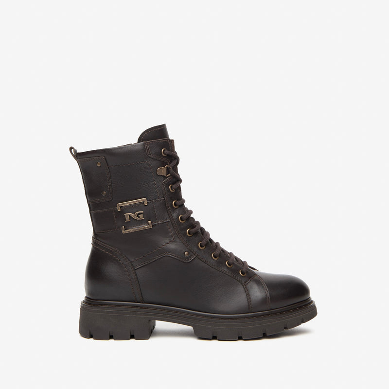 NeroGiardini Brown Leather Boot